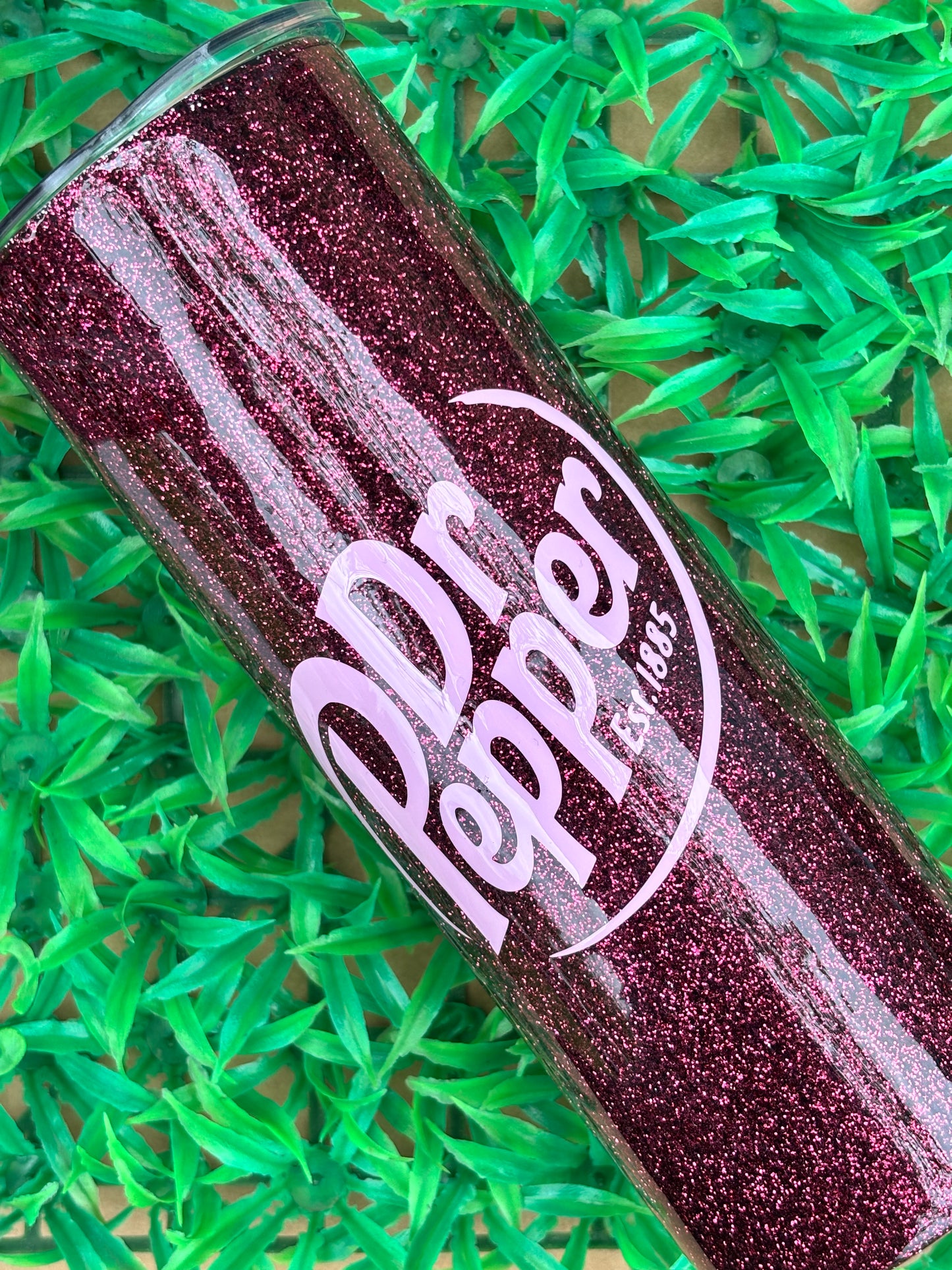 20oz Dr. Pepper inspired tumbler