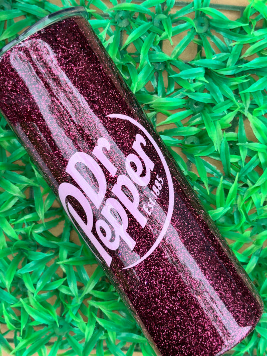 20oz Dr. Pepper inspired tumbler