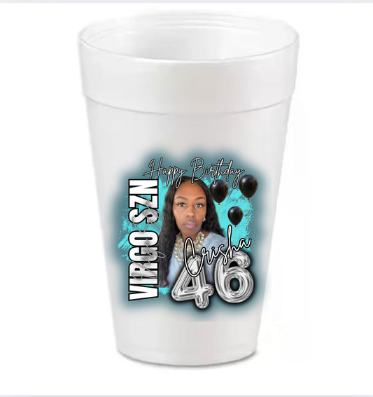 16 oz Custom Styrofoam Cup(sets of 12)